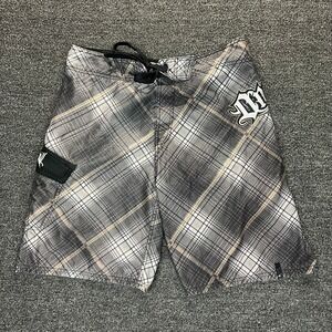 Oneill Board Shorts Mens 34 Logo Embroidered Patchwork Spellout Y2K Swim Surf